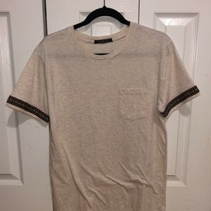 Forever 21 T-Shirt with Tribal Detail on Sleeve